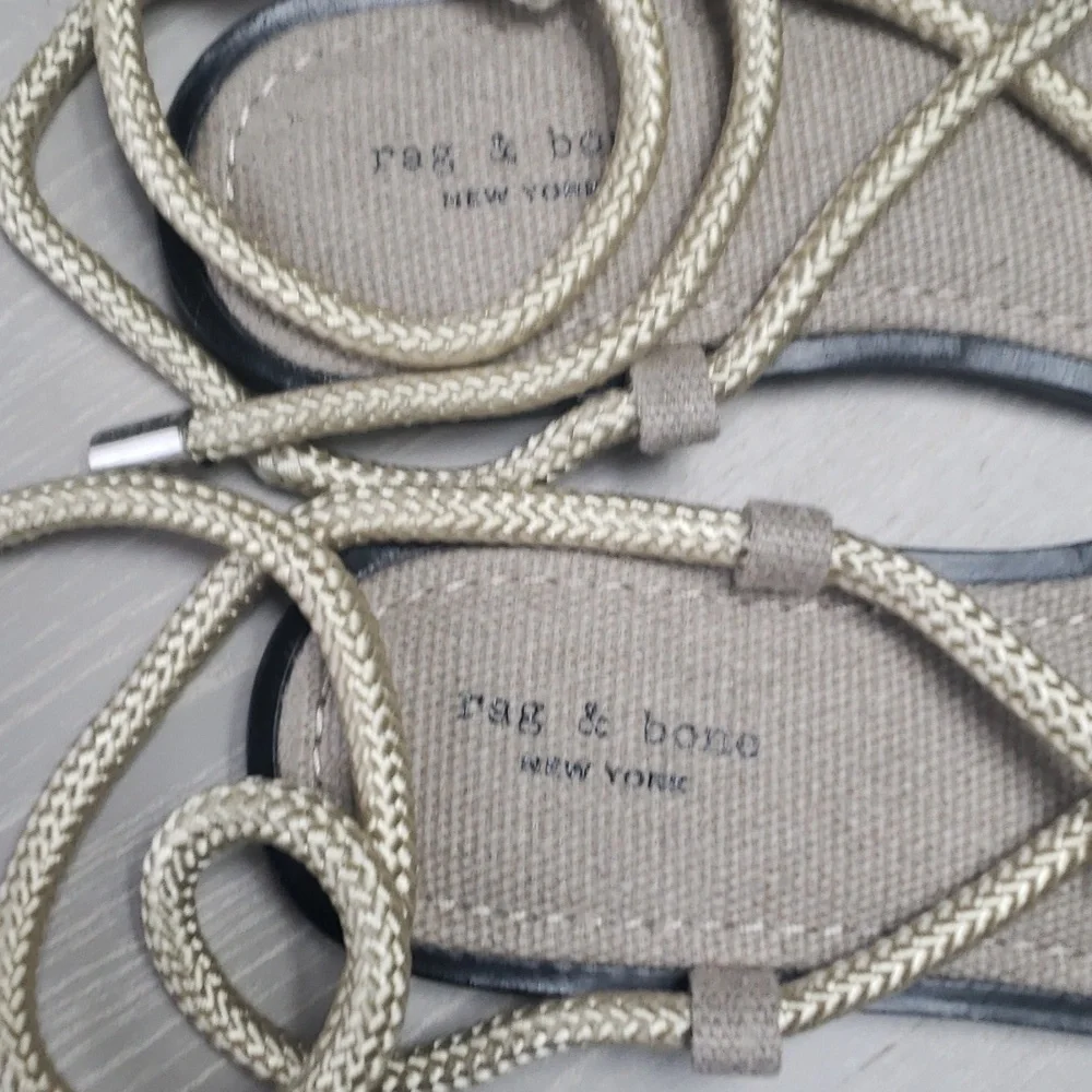 Rag & Bone infinity woven sandals, rope sandals, new, size 8 and 9.5 - Picture 5 of 8